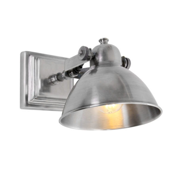 Light & Living Galway wandlamp - industrieel - 170 cm lang snoer - draai- en kantelbaar - staal
