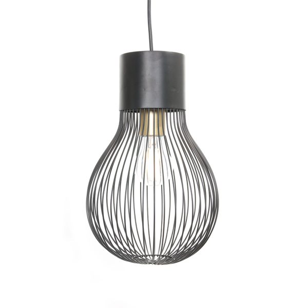 Trio Leuchten Dave hanglamp - drielichts - E27 - in hoogte verstelbaar - 75 cm breed - zwart - Afbeelding 5