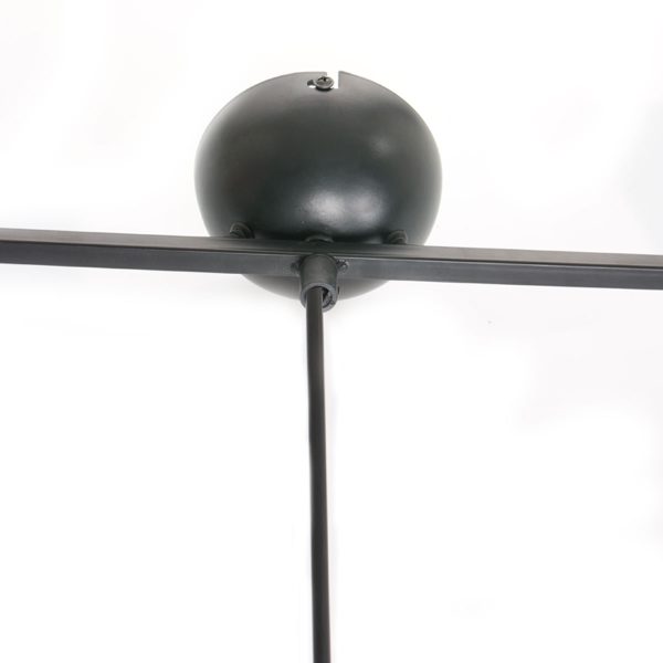 Trio Leuchten Dave hanglamp - drielichts - E27 - in hoogte verstelbaar - 75 cm breed - zwart - Afbeelding 9