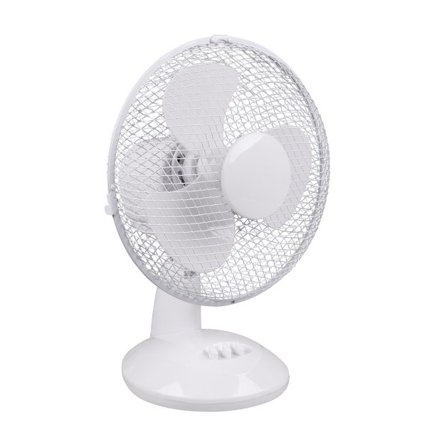 Trio Leuchten Bergen Tafelventilator twee standen wit