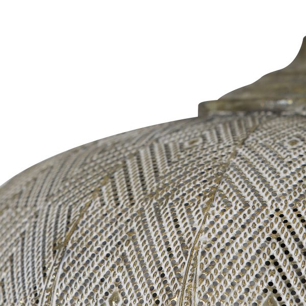 Light & Living Lavello hanglamp - oosters met gaatjes - Ø45 cm - metaal grijs - Afbeelding 5