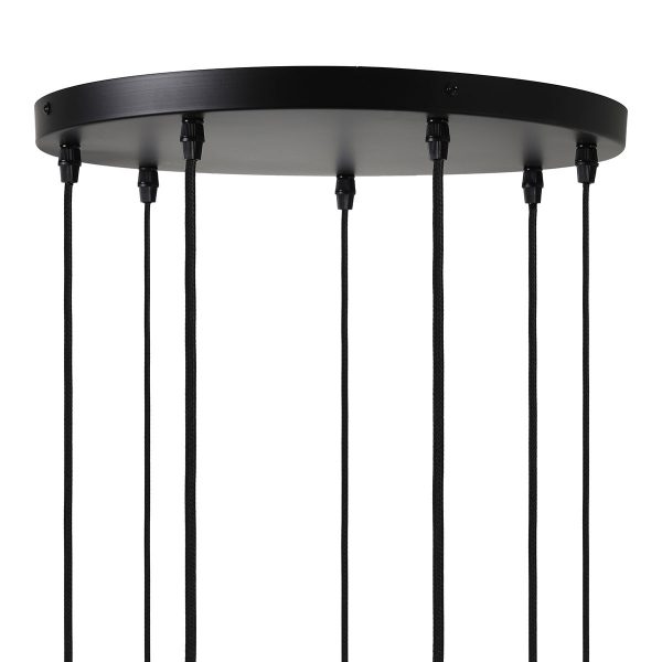 Light & Living Brandon hanglamp - pendellamp - vijflichts - Ø35 cm - in hoogte verstelbaar - mat zwart - Image 7
