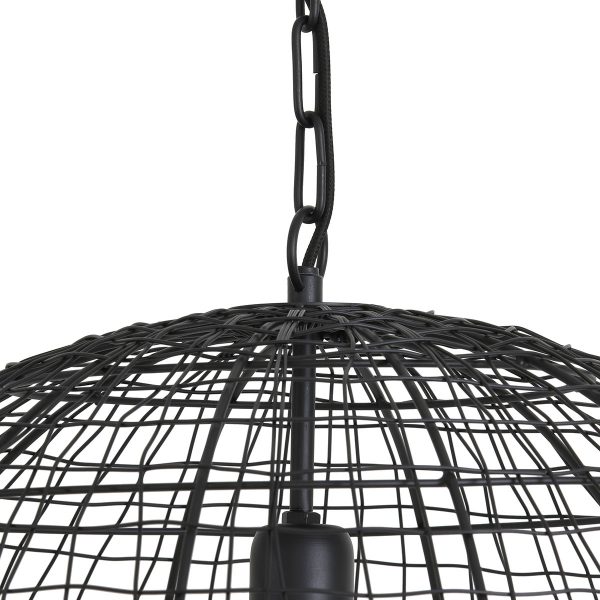 Light & Living Mirana hanglamp - draad - ⌀55 cm - in hoogte verstelbaar - zwart - Image 3