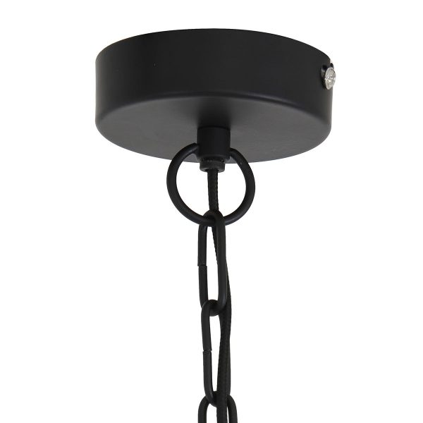 Light & Living Mirana hanglamp - draad - ⌀55 cm - in hoogte verstelbaar - zwart - Image 6