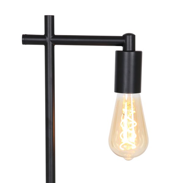 Light & Living Corby tafellamp - 45 cm hoog - E27 (excl. lichtbron) - zwart - Afbeelding 3