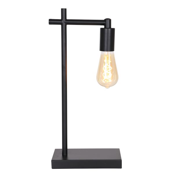 Light & Living Corby tafellamp - 45 cm hoog - E27 (excl. lichtbron) - zwart