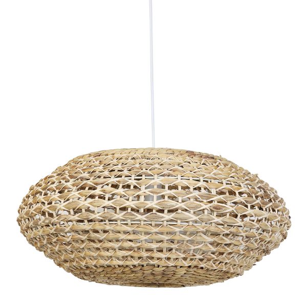 Light & Living Tripoli hanglamp - rotan - ⌀60 cm - in hoogte verstelbaar - naturel