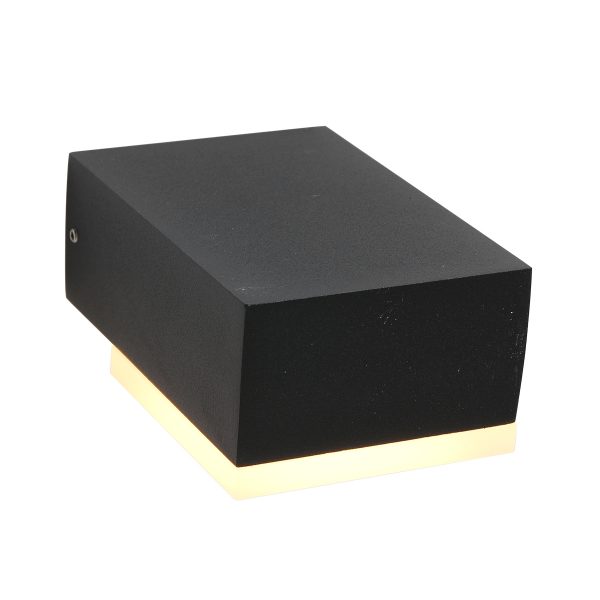 Steinhauer Cebu buitenlamp - wandlamp - ingebouwd LED - 13 cm diep - zwart - Afbeelding 6