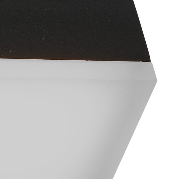 Steinhauer Cebu buitenlamp - wandlamp - ingebouwd LED - 13 cm diep - zwart - Afbeelding 4
