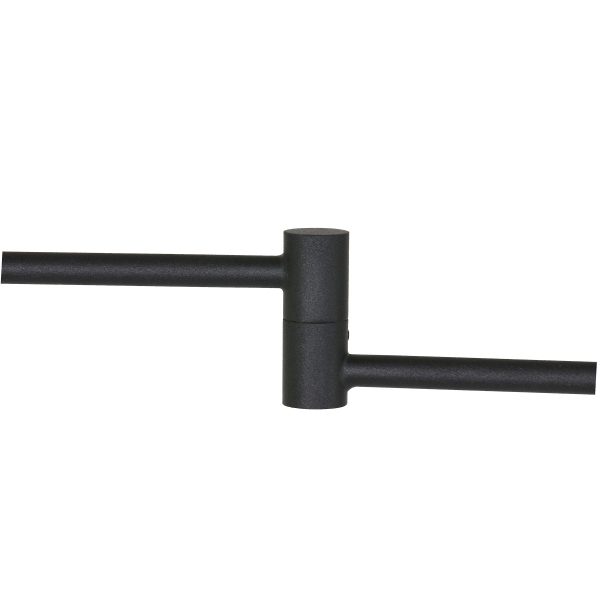 Steinhauer Turound vloerlamp - uplight - leesarm - dimbaar - zwart met glas - Afbeelding 13