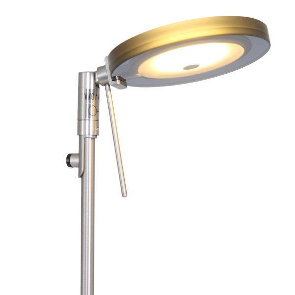 Steinhauer Turound vloerlamp - dimbaar - 129cm hoog - staal met donker glas - Afbeelding 8