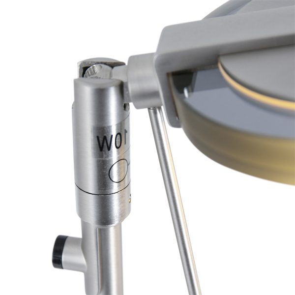 Steinhauer Turound vloerlamp - dimbaar - 129cm hoog - staal met donker glas - Afbeelding 4
