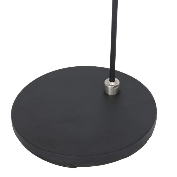 Steinhauer Turound staande lamp - incl. LED - 125cm hoog - dimbaar - zwart met zwart glas - Image 9