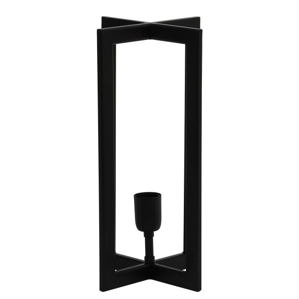 Light & Living Mace vierkante tafellamp - 21 cm x 21 cm - metaal - zwart - Image 3