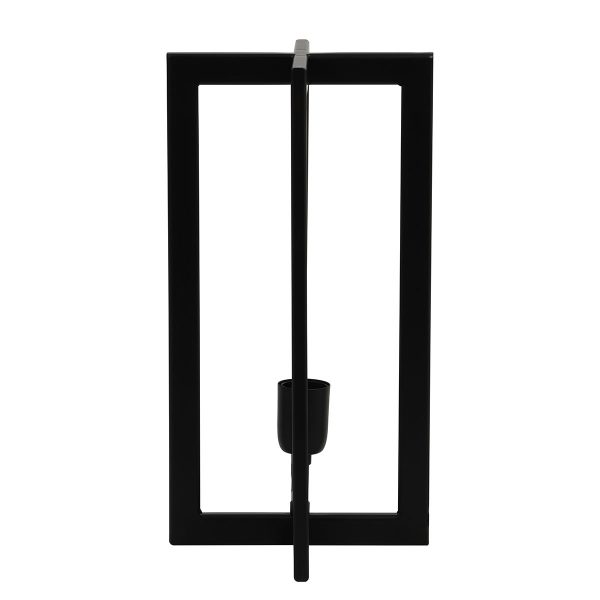 Light & Living Mace vierkante tafellamp - 21 cm x 21 cm - metaal - zwart