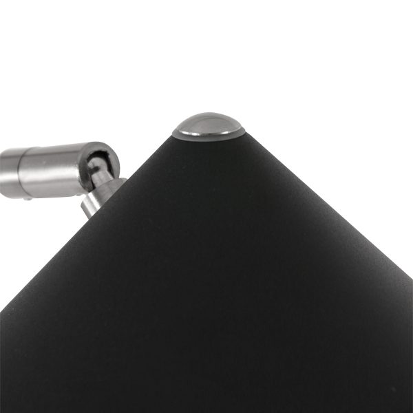 Steinhauer Punkt vloerlamp - tweelichts - ingebouwd LED - dim to warm - 185 cm hoog - zwart - Afbeelding 9