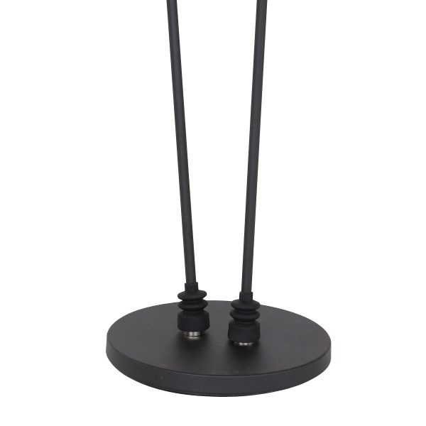 Steinhauer Punkt vloerlamp - tweelichts - ingebouwd LED - dim to warm - 185 cm hoog - zwart - Afbeelding 10