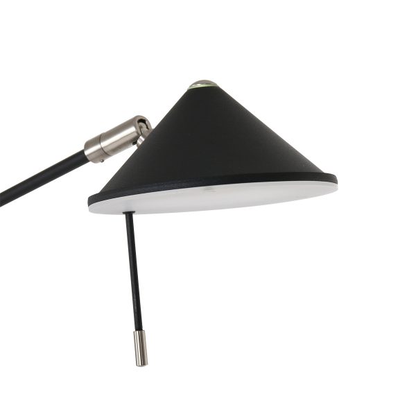 Steinhauer Punkt vloerlamp - tweelichts - ingebouwd LED - dim to warm - 185 cm hoog - zwart - Afbeelding 5