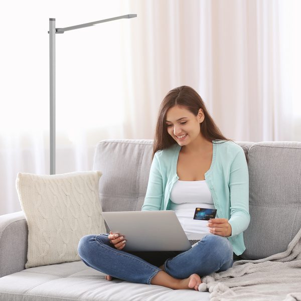 Mexlite Stekk vloerlamp - LED - dimbaar - verstelbaar - staal - Image 3
