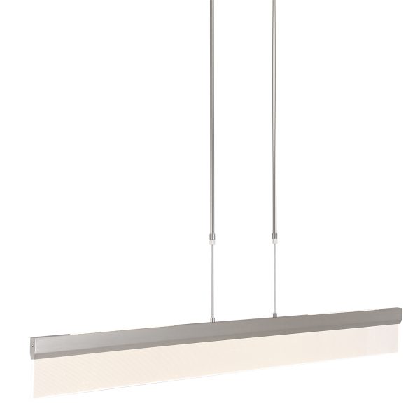Steinhauer Atletiche hanglamp - 115 cm lang - boven- en onderverlichting - afzonderlijk dimbaar - staal