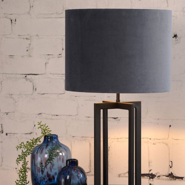 Light & Living Mace lampenvoet - 50cm hoog - 21cm breed - zwart - Afbeelding 2