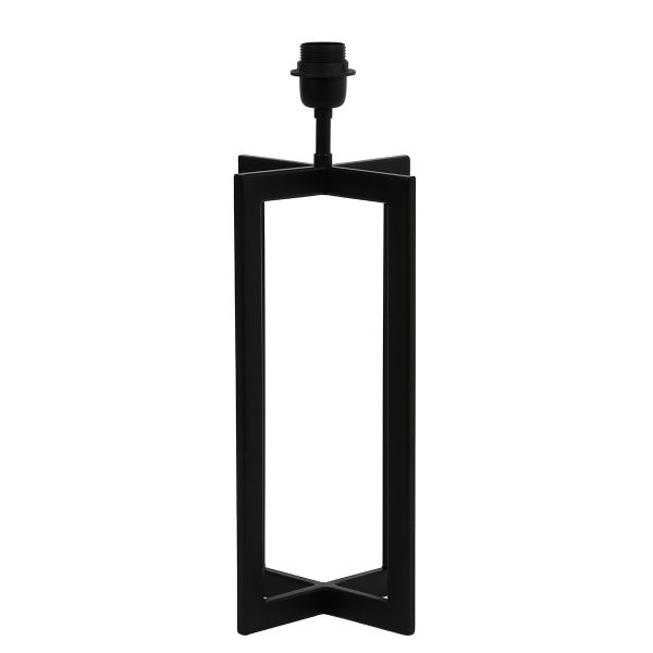 Light & Living Mace lampenvoet - 50cm hoog - 21cm breed - zwart