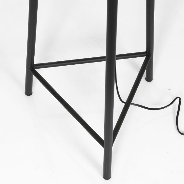Light & Living Kyomi vloerlamp - 135cm hoog - zwart - Afbeelding 6