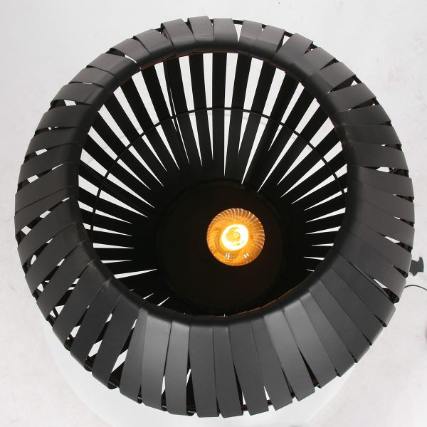 Light & Living Kyomi vloerlamp - 135cm hoog - zwart - Afbeelding 8
