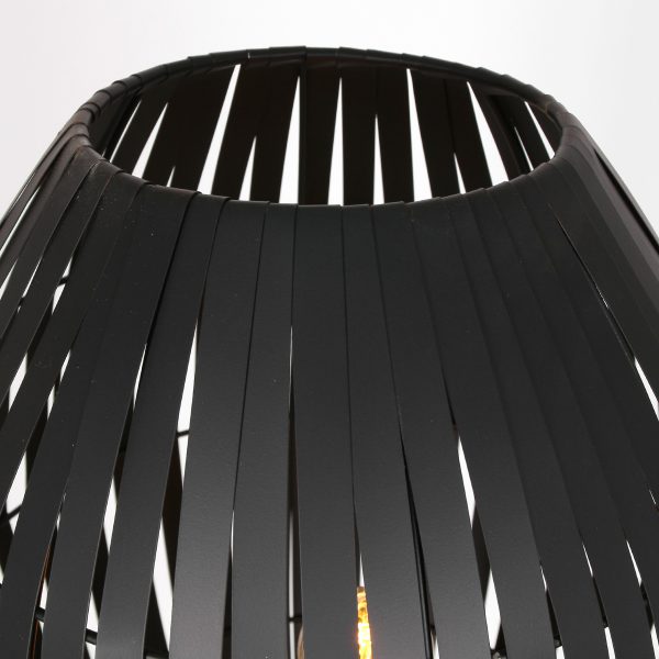 Light & Living Kyomi vloerlamp - 135cm hoog - zwart - Afbeelding 3