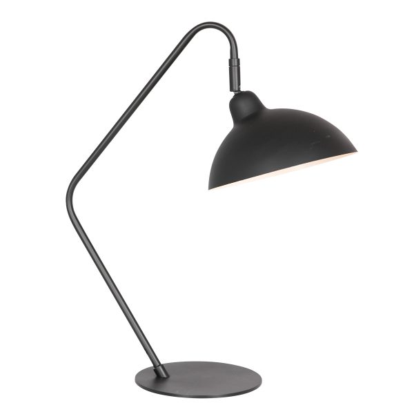 Light & Living Orion bureaulamp - 50 cm hoog - E27 fitting - zwart