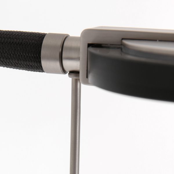 Steinhauer Turound staande lamp - leeslamp - buigbare leesarm - incl. LED - dimmer - staal met zwart glas - Image 11