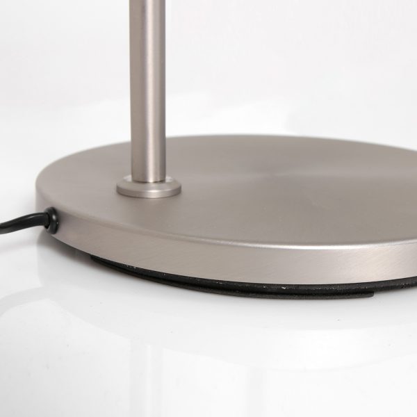 Steinhauer Turound staande lamp - leeslamp - buigbare leesarm - incl. LED - dimmer - staal met zwart glas - Image 12