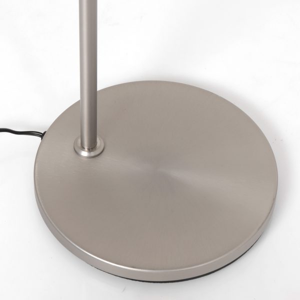 Steinhauer Turound staande lamp - leeslamp - buigbare leesarm - incl. LED - dimmer - staal met zwart glas - Image 5