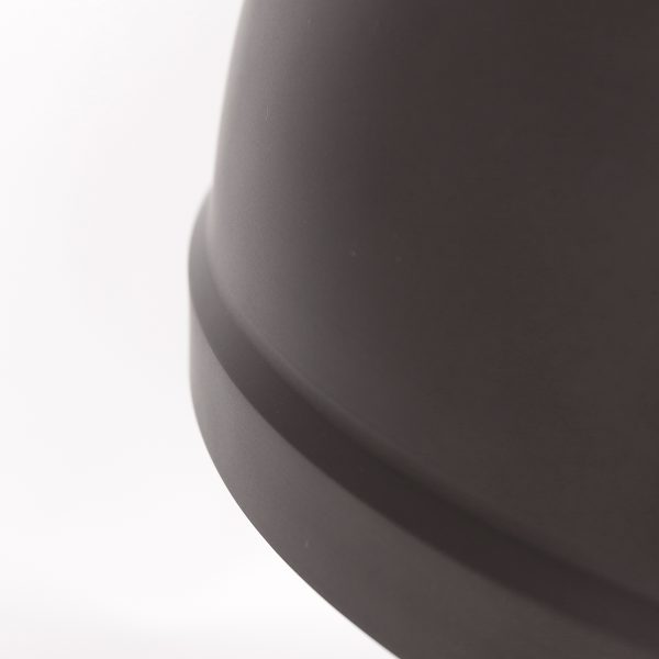 Mexlite Gearwood hanglamp - industrieel - kap Ø50 cm - E27 - houten details - antraciet - Afbeelding 10