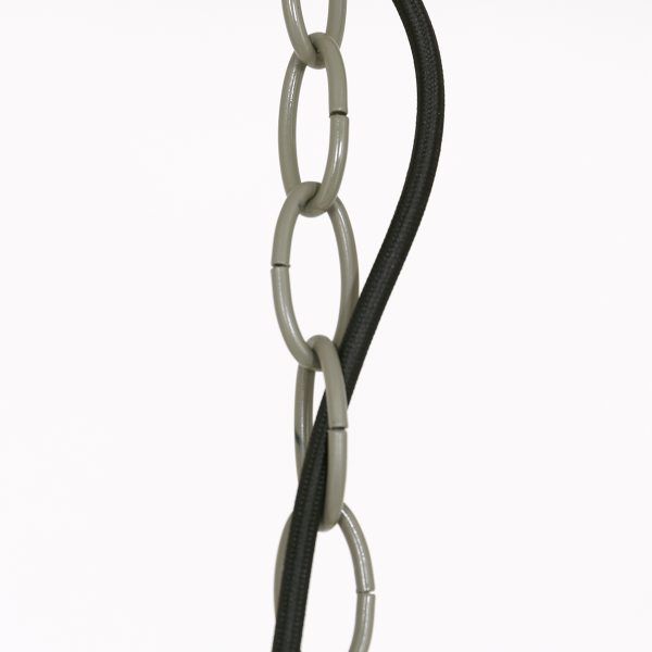 Mexlite Gearwood hanglamp - industrieel - kap Ø50 cm - E27 - houten details - groen - Afbeelding 10