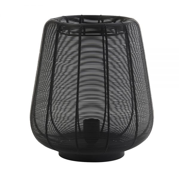 Light & Living Adeta tafellamp - draadlamp - 32 cm hoog - Ø30 cm - zwart - Image 2
