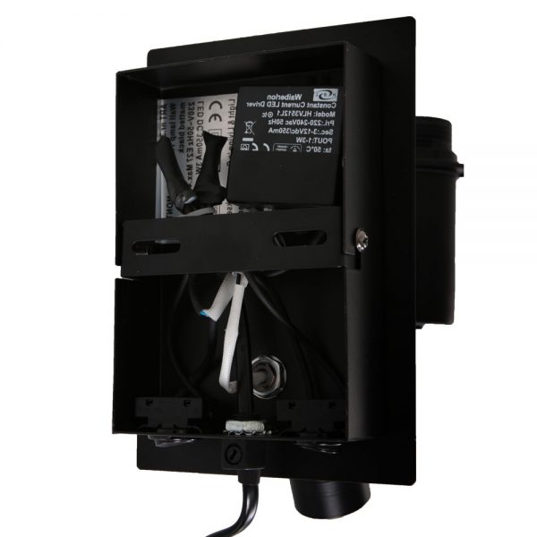 Light & Living Montana wandlamp - armatuur - zonder kap - met leeslampje - zwart - Afbeelding 4