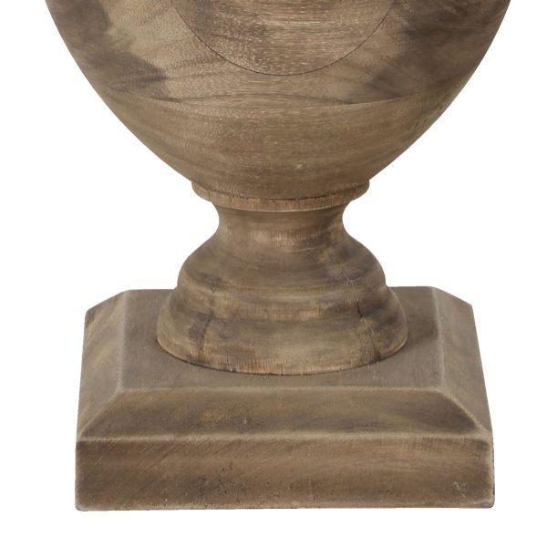 Light & Living Milazzo tafellamp - 60 cm hoog - Ø40 cm - zwarte kap - hout - Afbeelding 4