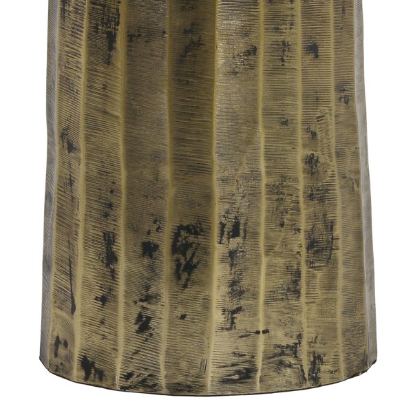 Light & Living Timi tafellamp - schemerlamp -  51 cm hoog - Ø30 cm - goud met groene kap - Afbeelding 4