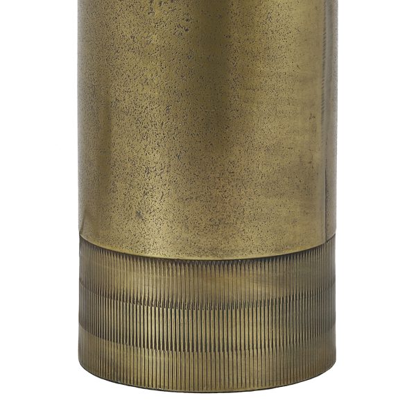 Light & Living Savi tafellamp - 52 cm hoog - Ø30 cm - goud met zwarte kap - Afbeelding 4