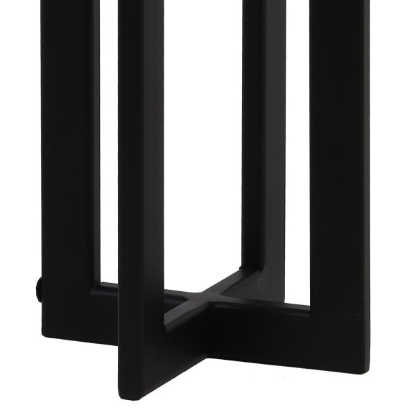 Light & Living Mace tafellamp - schemerlamp - 53 cm hoog - Ø30 cm - zwart frame met witte kap - Image 4