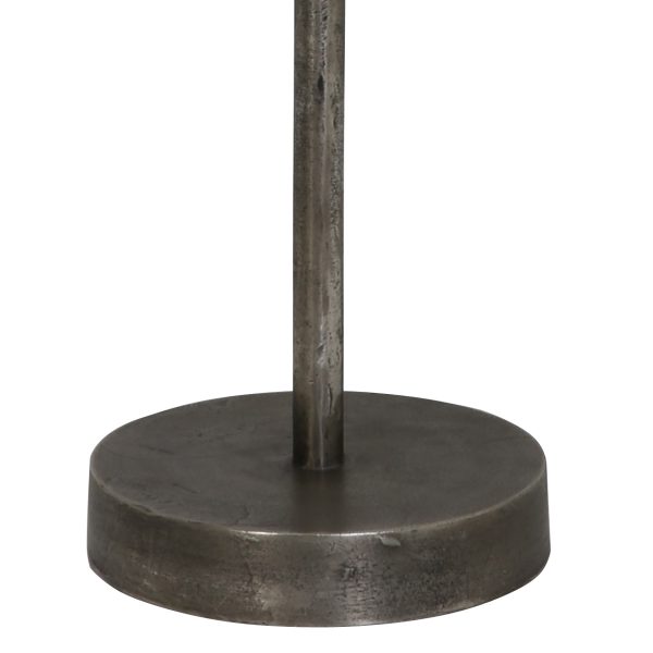 Light & Living Undai vloerlamp - met blauwe velvet kap - verweerd metaal - 155 cm hoog - Ø kap 40 cm - Afbeelding 4