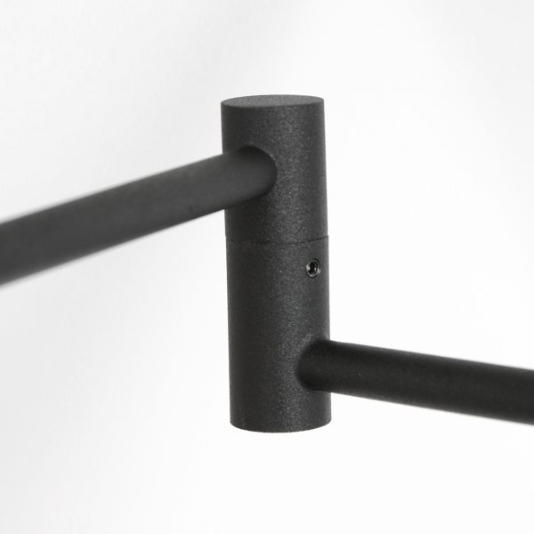 Steinhauer Turound vloerlamp - ingebouwd LED - in hoogte verstelbaar - glazen kap - zwart - Image 9