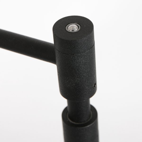 Steinhauer Turound vloerlamp - ingebouwd LED - in hoogte verstelbaar - glazen kap - zwart - Image 3