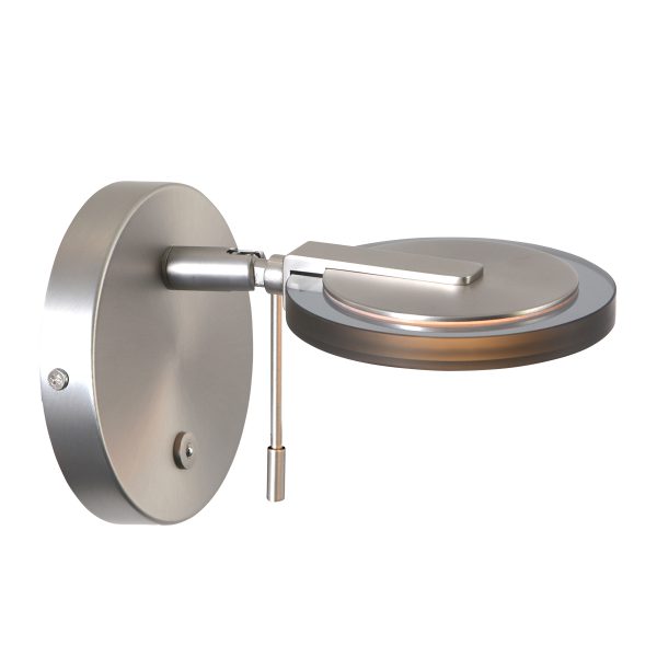 Steinhauer Turound wandlamp - dimbaar - Ø12,5 cm - 18 cm diep - draai- en kantelbaar - rookglas en staal - Afbeelding 10