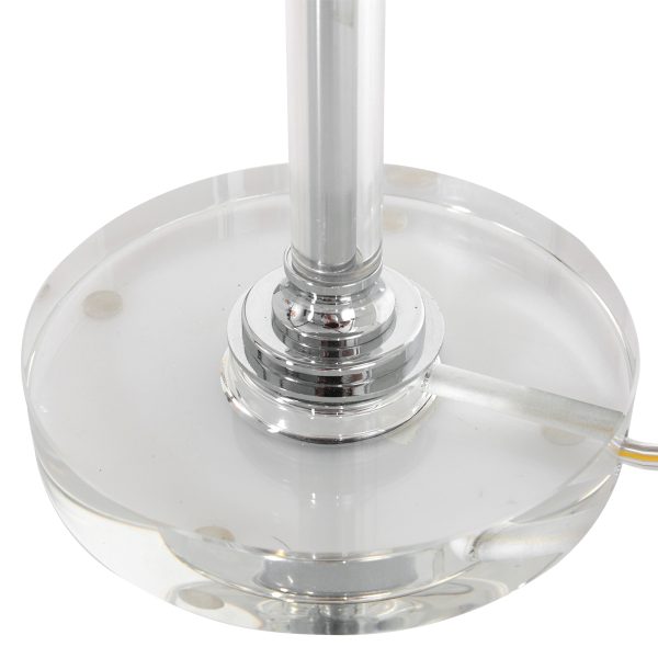 Steinhauer Ancilla tafellamp - rookglazen kap - 2700K - 300L - 3W - 4 standen dimbaar - touchdimmer - chroom - Afbeelding 4