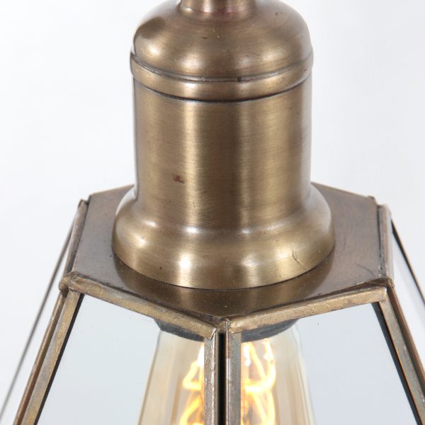 Steinhauer Pimpernel hanglamp - zeshoek - E27 - in hoogte verstelbaar - brons - Afbeelding 4