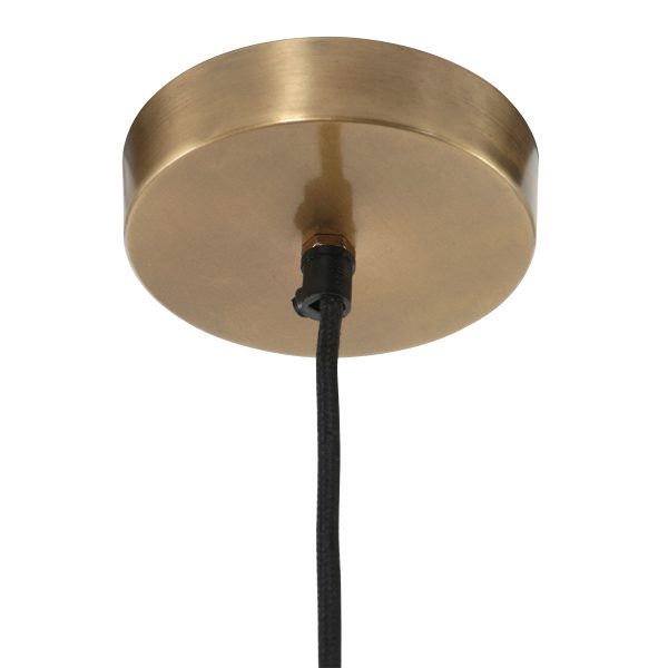 Steinhauer Pimpernel hanglamp - octagon - E27 - dimbaar met dimbare lichtbron - in hoogte verstelbaar - brons - Afbeelding 11