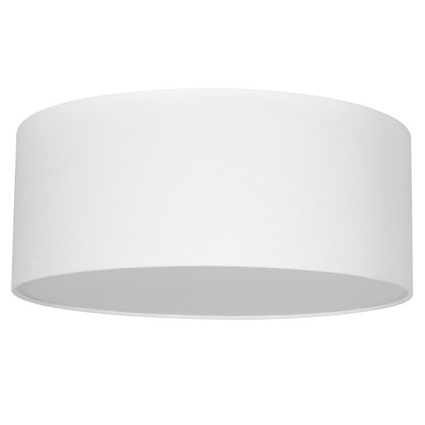 Steinhauer Prestige Chic plafondlamp - met witte linnen kap - Ø50 cm - dimbaar