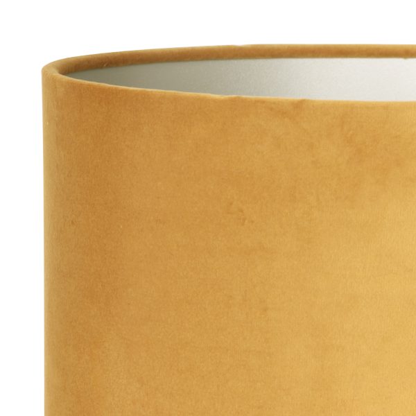 Light & Living Howell tafellamp - schemerlamp - 50 cm hoog -  Ø30 cm - zwart met okergele kap - Image 3